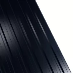 Tabla cutata Rufster R12F Premium 0,5 mm grosime 9005 negru 1 m
