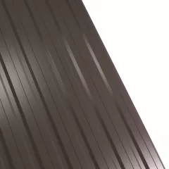 Tabla cutata Rufster R12F Super 0,60 mm grosime 8019 PUR maro-grafit 1 m
