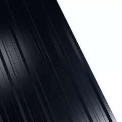 Tabla cutata Rufster R18A Premium 0,5 mm grosime 9005 negru 1 m
