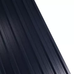 Tabla cutata Rufster R18A Premium 0,5 mm grosime 9005 MS negru mat structurat 1 m