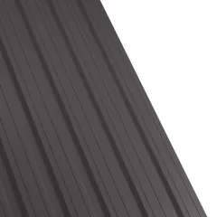 Tabla cutata Rufster R18F Eco 0,45 mm grosime 8019 MS maro-grafit mat structurat 3 m