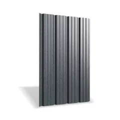 Tabla cutata Rufster R35F Extra 0,55 mm grosime 9005MPR negru super poliester