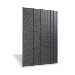 Tabla cutata Rufster R8A Extra 0,55 mm grosime 9005MPR negru super poliester