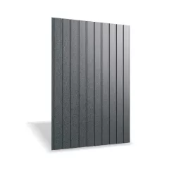 Tabla cutata Rufster R8F Extra 0,55 mm grosime 9005MPR negru super poliester