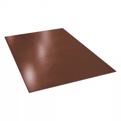 Tabla plana, Z225, grosime 0.6 mm, culoare maro, RAL 8017 MS, finisaj mat structurat vopsita pe ambele parti