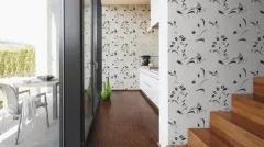 Tapet SN Deco 106742 dimensiune 1000x53 cm model Floral culoare crem, maro