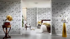 Tapet SN Deco 106742 dimensiune 1000x53 cm model Floral culoare crem, maro