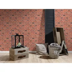 Tapet SN Deco  779816 dimensiune 1000x53 cm model caramida culoare gri rosu