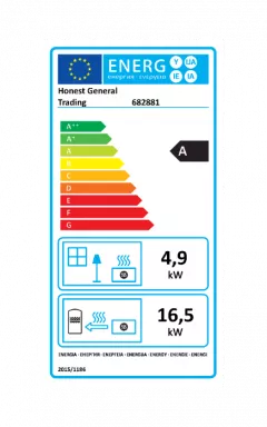 Termo semineu pentru incalzire centrala Evo Tools, 20 kW, combustibil solid