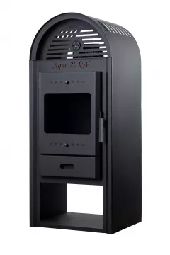 Termosemineu pe lemne Aqua Plus 20 kW, regulator de tiraj