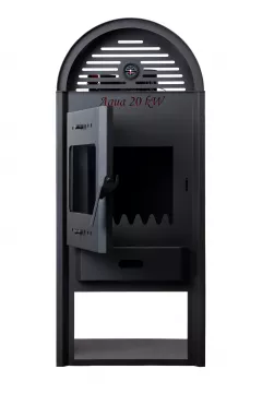 Termosemineu pe lemne Aqua Plus 20 kW, regulator de tiraj