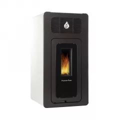 Termosemineu pe peleti DESIGNO P25 AQUA MIKLOS STEEL 25 kW