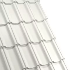 Tigla metalica Rufster Celesta Eco 0,45 mm grosime  9002 alb 2.48 m