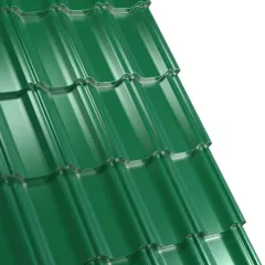 Tigla metalica Rufster Celesta Premium 0,5 mm grosime 6005 verde 2.13 m