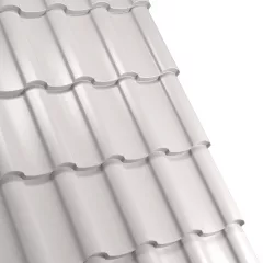 Tigla metalica Rufster Nova Eco 0,45 mm grosime 9006 gri-aluminu 2.13 m