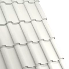Tigla metalica Rufster Nova Premium 0,5 mm grosime 9002 alb 2.13 m