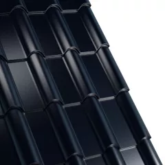 Tigla metalica Rufster Terra Premium 0,5 mm grosime 9005 negru 2.22 m
