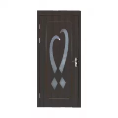 Usa interior din MDF 057-D1-70  dimensiune 203 x 76 cm grosime 3.8 cm culoare wenge
