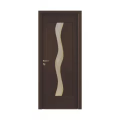 Usa interior din MDF 404-T-80 dimensiune 200x80 cm grosime 4 cm culoare wenge