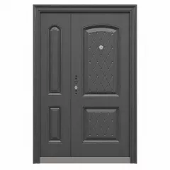Metalice - Usa metalica dubla 005, deschidere dreapta, dimensiune 140 x 205 cm, grosime 7 cm, culoare gri antracit, olint.ro