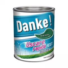 Vopsea alchidica, pentru lemn / metal / zidarie, interior/ exterior, verde inchis 2.5 L
