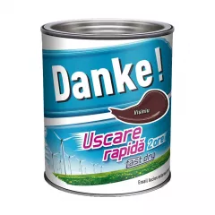 Vopsea alchidica, pentru lemn / metal / zidarie, interior/ exterior, visiniu 2.5 L