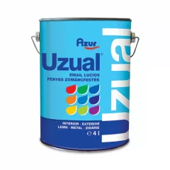 Vopsea de interior si exterior pentru lemn / metal / zidarie Uzual gri 4 L
