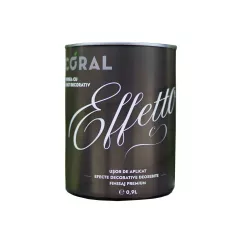 Vopsea decorativa, interior, Coral Effetto, Siena maro, 0.9 l