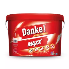 Vopsea lavabila pentru interior, Danke Maxx, ambalare 2.5 L, culoare alba