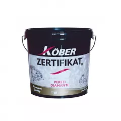 Vopsea pentru pereti Zertifikat, cu diamante, ambalare 8,5 L + amorsa 8.5 L si 2 pigmenti