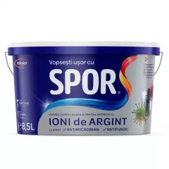 Varuri - Vopsea superlavabila Spor cu ioni de argint, ambalare 8,5 L, olint.ro