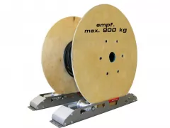 Suporti tamburi - AS 900 derulator tamburi, 2 buc, max 1700 kg, RUNPOTEC, pro-networking.ro