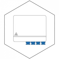 Cutie terminala AFL Hyperscale, 4 X SC Simplex sau LC Duplex, neechipata