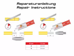 Kituri reparatie - Kit complet reparatie tragator Ø 7.5 mm, RUNPOTEC, pro-networking.ro