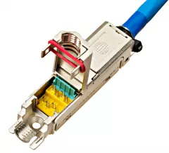 Kit prelungire/reparatie cablu Cat6a 10GB, Schrack