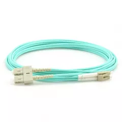 Patch fibra - Patch cord LC/UPC la SC/UPC OM3 10m Duplex, AFL Hyperscale, pro-networking.ro