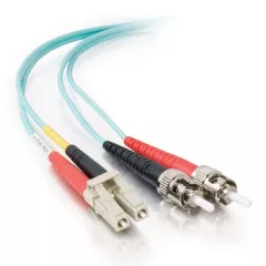 Patch fibra - Patch cord LC/UPC la ST/UPC OM4 10m Duplex, AFL Hyperscale, pro-networking.ro