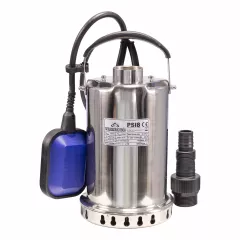 Pompa submersibila din inox, particule max. 5 mm, putere 400 W, debit 7000 l/h, inaltime de refulare 6.5 m