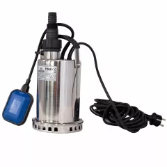 Pompa submersibila din inox, particule max. 5 mm, putere 400 W, debit 7000 l/h, inaltime de refulare 6.5 m