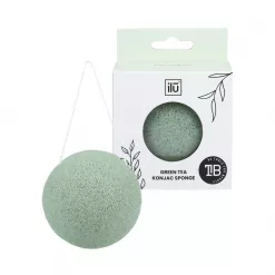 Burete pentru Curatarea Fetei din Konjac - Konjac Sponge Green Tea – Ilu