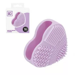 Dispozitiv pentru Curatarea Pensulelor de Machiaj - Make-Up Brush Cleaner Purple - Ilu