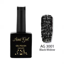 Gel Colorat Elasticnail Art - Spider Skill Gel Black Widow AG3001 5gr - Ami Gel