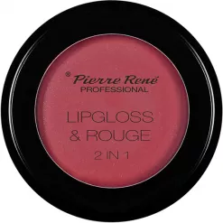 Gloss & Blush - Lipgloss & Rouge 2 In 1 Intense Raspberry Nr.02 - PIERRE RENE