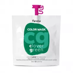Masca Coloranta Hranitoare cu Pigment Verde Intens - Color Mask Clover Green 30ml - Fanola
