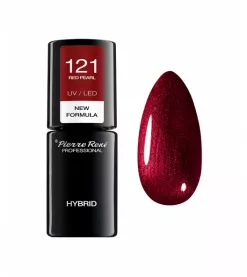 Oja Semipermanenta – Color Hybrid New Formula Red Pearl Nr. 121 6ml - Pierre Rene