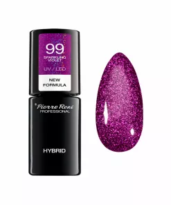 Oja Semipermanenta – Color Hybrid New Formula Sparkling Violet Nr. 99 6ml - Pierre Rene