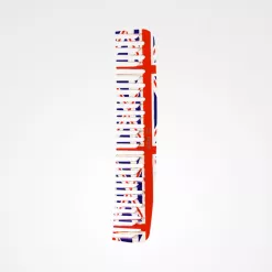 Pieptene pentru Freza Barbati Model "Oval+Oblique" - Union Jack - Cutting Comb Two Levels No. 06 - Zzmen
