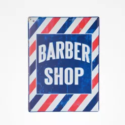 Placa Metalica - Barber Shop - Zzmen