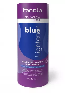 Pudra Decoloranta Albastra cu Efect Hidratant si Restructurant - No Yellow Blue Lightener Compact Powder 450gr - Fanola