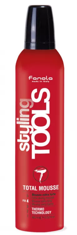 Spuma Extra Puternica - Total Mousse Extra Strong Styling Tools 400ml - Fanola